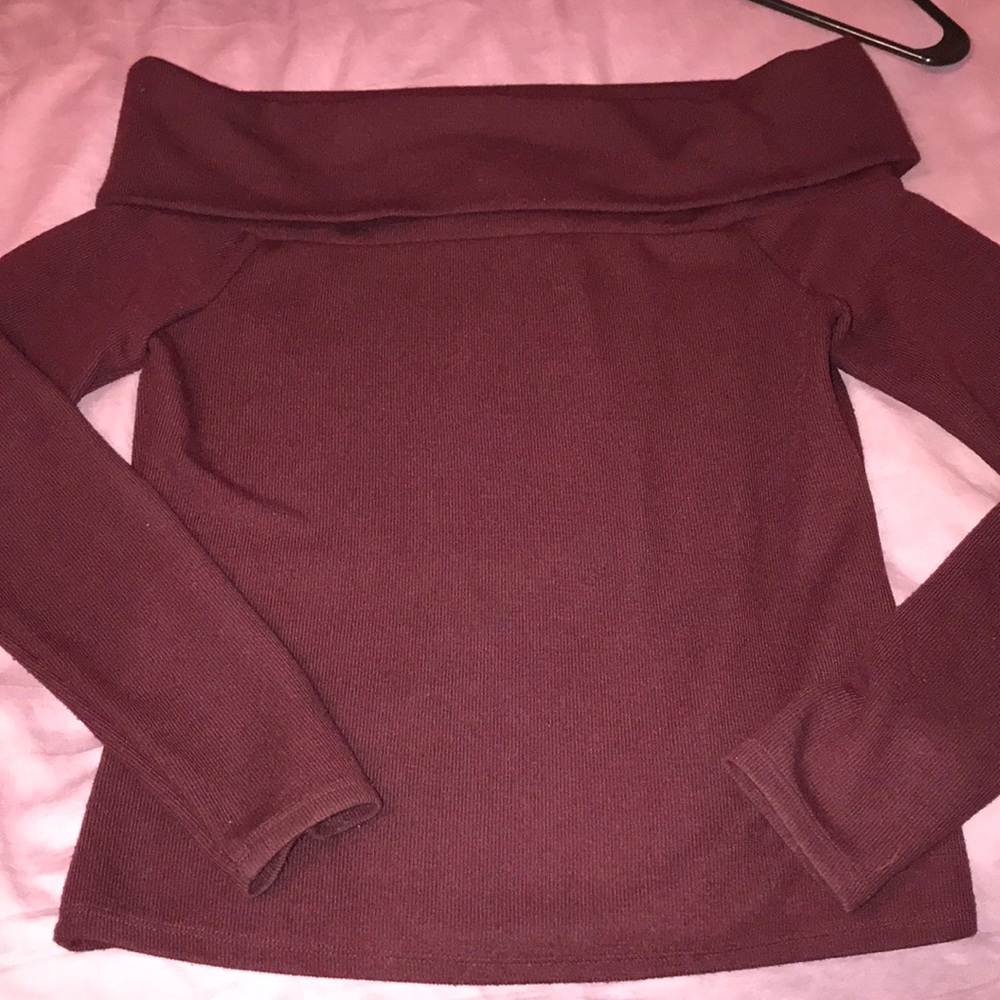 Off the shoulder sweater